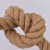 麻绳粗绳子细麻绳捆绑绳黄麻绳复古装饰品手工编织麻绳拔河 45毫米1米
