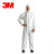 3M  4510白色带帽连体防护服 防粉尘颗粒物化学喷溅耐用 XXL码*1件