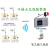 定制适用干接点开关信号报警器无线99路1000米远程发射 多种接收 30路壁挂式无线接收机