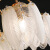 穗之语法式轻奢吊灯跨境北欧客厅吊灯法式奶油风羽毛感餐厅灯设计师 三头直径58cm-三色变光 品质光源