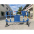 塑料铁马胶马护栏市政施工地移动围栏警示安全隔离栏道路部分定制 1600*1000-出口-蓝色加厚 /全新