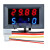 DC0-200V10ALED双数显电压电流表头高精度双显四位电流电压表 红蓝显示0200V（白壳）