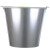 海斯迪克 HK-8032 圆形白铁皮桶 清洁加厚手提水桶 垃圾铁桶 大号油桶镀锌桶 15L 5个