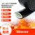 硅橡胶耐高温管防火隔热耐火软管油管电缆阻燃防火套管玻纤绝缘管 内经25mm/一米
