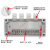 分电缆盒带 防水户外接电缆带接线ABS塑料户外盒10P20P30P电线分 ZG-0818-16P-180*80*70