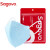 Sagovo 一次性口罩100只 灭菌3D立体折叠粉尘花粉防护口罩 蓝色（10只/袋）