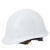 HKFZ盔式安全帽男工地领导ABS国标夏季透气电力工程头盔定制印字 圆盔式不带孔 白色（升级旋钮帽衬）