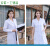 白大褂长袖医生护士工作服女短袖薄款夏季实验服学生化学大学生室 女士 短袖 S
