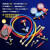 定制适用r134a冷媒汽车空调加氟表r410雪种压力双表空调加氟工具 家用车用可调油表(0.9米管)