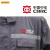 中国中车工作服春秋厚长袖套装灰色北车长客车间 灰色单上衣（不带衬里） 155XS（8090斤）