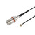 铂威达 射频连接器【TNC母大六角转IPEX1代 长度0.5米】IPEX转TNC连接线公头母头5件价格
