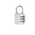 安先达密码锁 行李箱密码锁 锌合金健身房柜子锁 安全防盗锁 便携式安全锁 银色