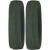 鸣固 防水袖套 加厚PVC涂层防水防油污劳保布袖套5副 墨绿色 MG-SB-1322