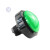 定制游戏机按钮 60mm凸面大圆带灯按键拍拍乐 游戏机配件大圆按钮 绿色+支架