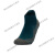 安德玛（Under Armour）休闲条纹拼色运动短袜 男女同款 2双装 1组2双装(绿色/蓝色) M