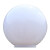 球形中华路灯灯罩螺口卡口亚克力柱子柱头圆球围墙户外防水外壳 (不发黄加厚)直径50螺口14CM
