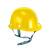汇特益HT-899A 安全帽 工地领导ABS防砸头盔 电力工程劳保防护帽【30个/箱】 黄色【旋转式】 均码