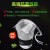 LISM餐饮口罩透明塑料专用厨房防口水飞沫防唾沫厨师微笑透明口罩 20个(试用装)掌柜
