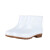 劳保佳 雨鞋 中筒雨靴 厂专用加棉防滑防水鞋 白色卫生工作胶鞋水靴 中筒白色+棉套 36码