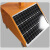 汇光金属 太阳能可移动升降信号灯 四面单头 高度2.5米*直径200mm