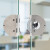 赛拓（SANTO）不锈钢玻璃门锁 双门双开玻璃门锁锁 免开孔安装2个装  0069-2P订制品
