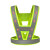 反光背心LED带灯反光马甲工字型V字型服反光衣骑行反光服 电池款：v型黄布灰条（防冻款）