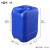 盛美特化工桶堆码加厚带盖工业桶桶塑料桶废液桶 10L蓝色方形桶