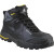 代尔塔(DELTAPLUS)301336耐酸碱耐高温耐寒安全鞋黑皮面黄装饰条44码1双装DKH