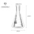 玻璃三角烧瓶烧杯锥形瓶带塞50/150/250/500/1000ml化学实验器材 环球直口三角瓶1000ml