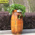 京洲实邦 M-01中号组合 可种花酒桶特色景区实木垃圾桶JZSB-1088