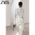 ZARA24新品 女装 针织衫 21418 250 白色 S-M (170/88A)