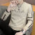 NASALIKE秋季新款男士长袖t恤韩版修身圆领套头打底衫青年潮流卫衣男 M01-黑色 M