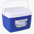 保温箱商用摆摊外卖餐箱子冰袋车载冰淇淋泡沫恒温冷藏箱冰桶 13升蓝色[送冰袋8个+冰板2个]