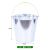 欧彤（OUTONG）TO-0087 镀锌铁桶清洁提水桶铁皮桶手提式储水桶杂物桶 15L