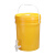 塑料桶有水龙头水嘴洗手桶带管子水桶大容量10L升斤奔新农 乳白色 25L配4分软管1米