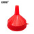安赛瑞 漏斗 塑料漏斗 粉末颗粒工业漏斗 油壶酒壶液体分装器 直径12.5cm 红色 711539