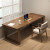 优品元素实木电脑桌台式家用双人书桌卧室书房办公学习桌写字桌工作台 桌子：长120*宽60*高75cm