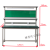 工作操作台车间装配不锈钢流水线电子厂包装车间检验桌带灯 台面120*60*75*160