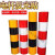 红白黄黑警示桩反光膜电线杆反光贴交通膜电力膜安全柱子 3黄3黑高度60cm长度5米