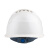 悦常盛北京ABS安全帽 工地施工防砸透气电力安全帽印字 白色