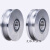 加厚45#钢U型钢丝绳滑轮/圆管轨道轮子/铁门槽轮/弯管轮/槽钢槽轮 400U槽宽50mm