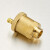 海斯迪克 gnjz-755 黄铜立式排气阀 管道水管直排式自动放气阀 DN15