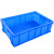 冰禹 BY-2375 加厚塑料物流周转箱 零件盒工具箱收纳箱 520*350*150mm 蓝色 3#