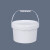 希万辉 塑料外卖打包装桶果酱桶塑料桶带盖密封小桶子胶水桶 5L矮款 （2个）