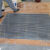 铝合金地垫平铺式嵌入式铝合金除尘地垫地毯酒店银行刮泥垫 黑色 平铺式(1公分厚)600*400