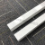 现货纯白色铝方管乳白色铝合金方管装饰隔断静电粉末喷涂口型扁管 25*25*1mm(6米) 纯白色