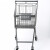 海斯迪克 HKCL-228 超市购物车 商场手推车儿童可坐加厚理货车 100L 灰色（电梯轮）