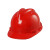 安全帽工地ABS新国标建筑工程电力施工业头盔监理防砸透气抗冲击印字定制 V型2101 红