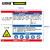 安赛瑞 国标职业病危害告知卡（1,4-丁炔二醇）塑料板安全告知牌 60×45cm 14635