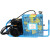 越翔一级呼吸器充气泵100L空气压缩机小型充气泵质量保障 天蓝色 100L气体压缩机